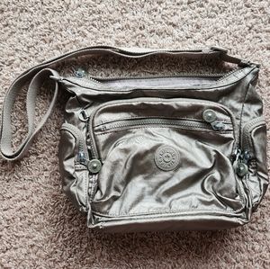 Kipling Pewter Silver Crossbody and Shoulder Bag